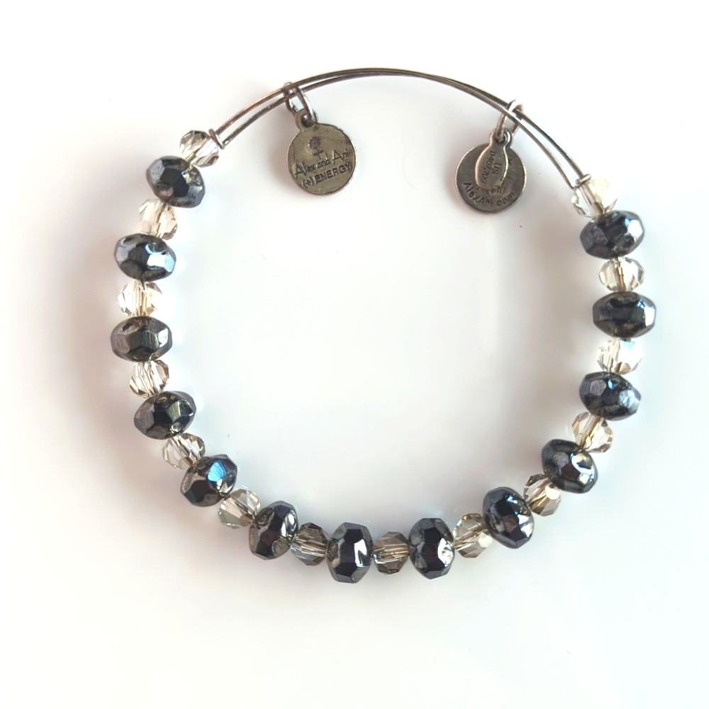 Alex and Ani Beaded Sterling Silver Bracelet
